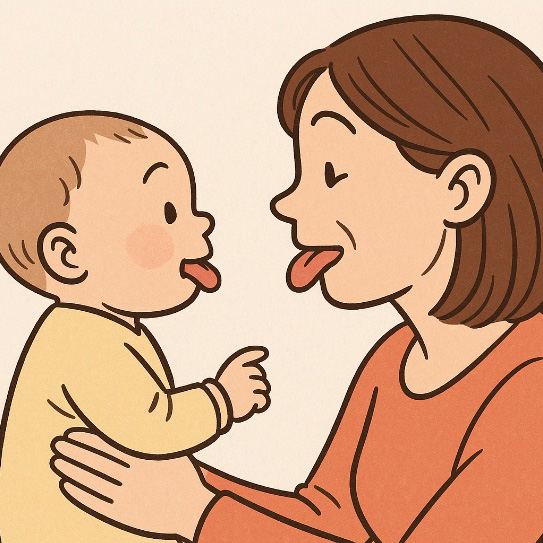 赤ちゃんの不思議な力「新生児模倣」